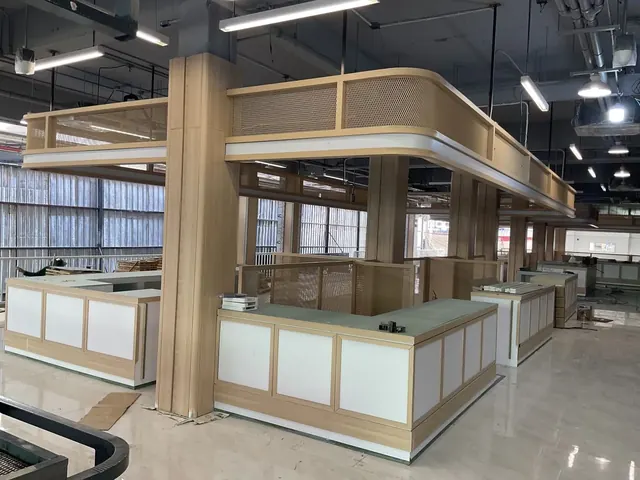 ซุ้มร้านและเคาน์เตอร์ศูนย์อาหาร รูปที่ 2