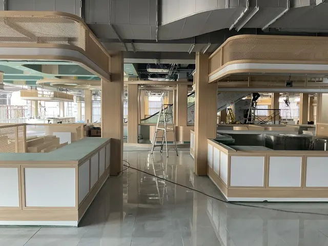 ซุ้มร้านและเคาน์เตอร์ศูนย์อาหาร รูปที่ 4
