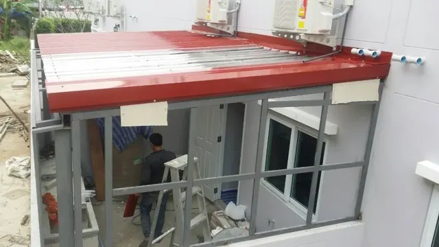 ต่อเติมหลังคาหน้าบ้านและครัว รูปที่ 2